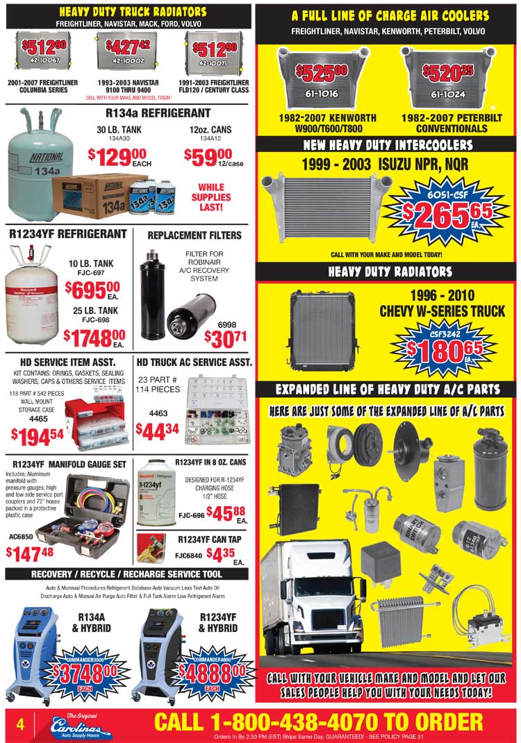 Carolinas Auto Supply House - Circular page 4