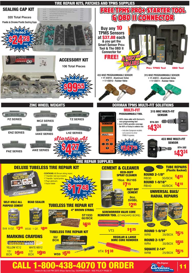 Carolinas Auto Supply House - Circular page 11