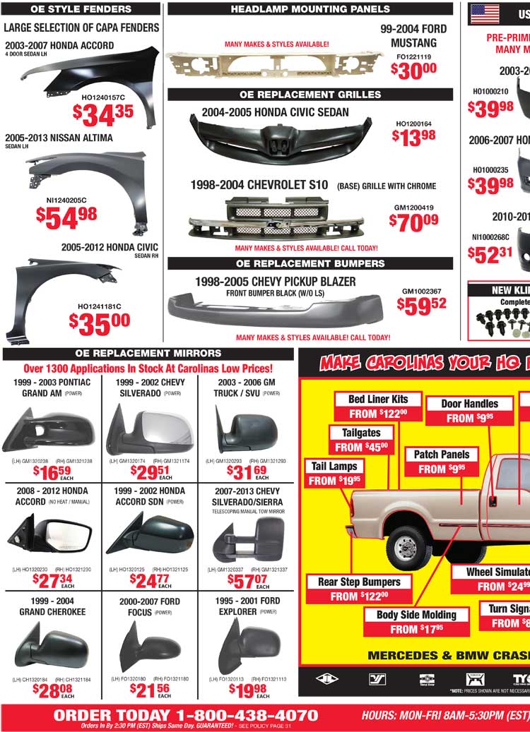 Carolinas Auto Supply House - Circular page 16