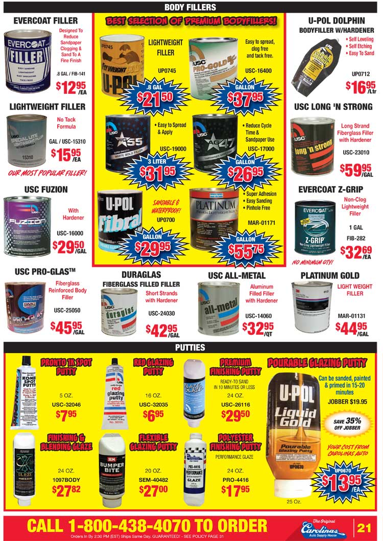 Carolinas Auto Supply House - Circular page 21