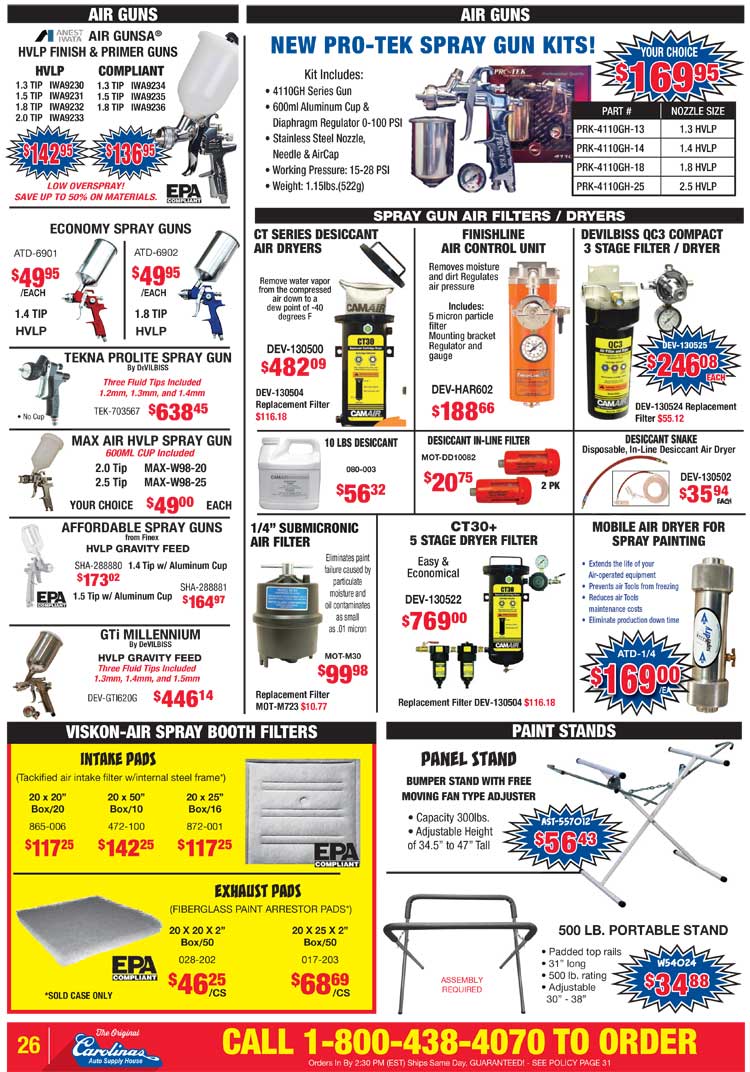 Carolinas Auto Supply House - Circular page 26