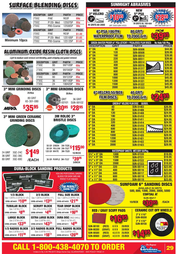 Carolinas Auto Supply House - Circular page 29